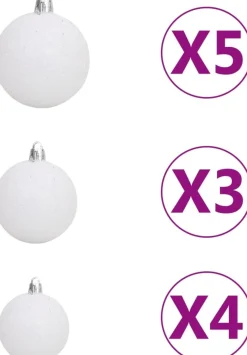 VidaLife Kunstkerstboom Met Led's En Kerstballen Smal 240 Cm Groen Best Sale