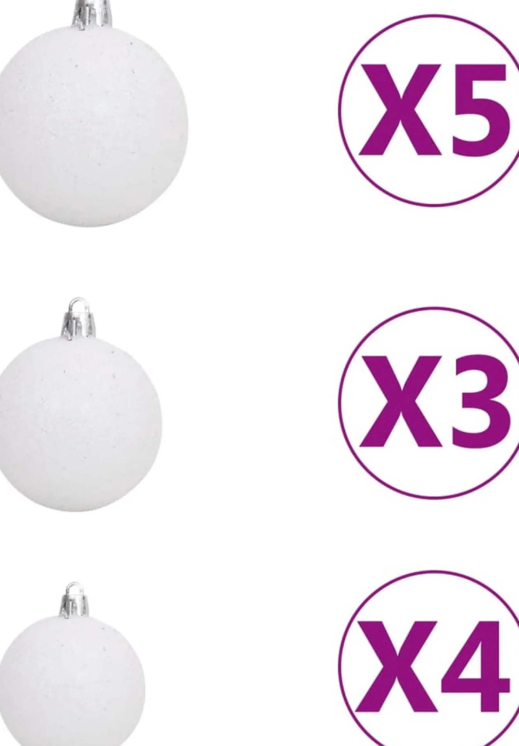 VidaLife Kunstkerstboom Met Led's En Kerstballen Smal 240 Cm Groen Best Sale