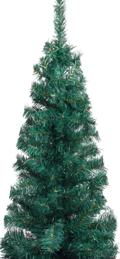 VidaLife Kunstkerstboom Met Led's En Standaard Smal 150 Cm Pvc Groen Cheap