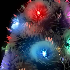 VidaLife Kunstkerstboom Met Led 150 Cm Glasvezel Wit En Blauw Fashion