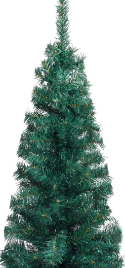 VidaLife Kunstkerstboom Met Led's En Standaard Smal 120 Cm Pvc Groen New