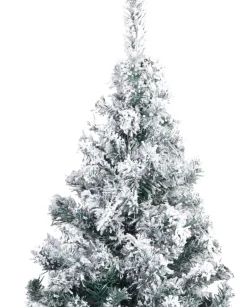 VidaLife Kunstkerstboom Met Sneeuw 240 Cm Pvc Groen Cheap