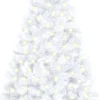 VidaLife Kunstkerstboom Met Led's En Standaard Half 150 Cm Pvc Wit Sale