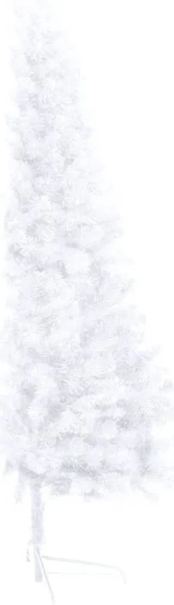 VidaLife Kunstkerstboom Met Led's En Standaard Half 150 Cm Pvc Wit Sale