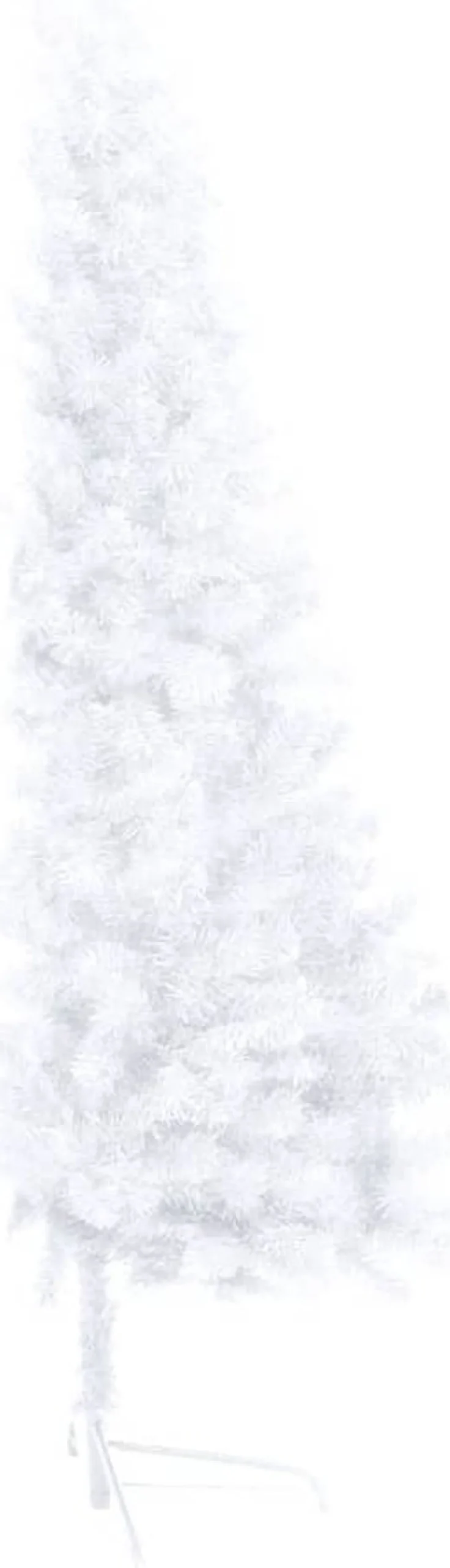 VidaLife Kunstkerstboom Met Led's En Standaard Half 150 Cm Pvc Wit Sale