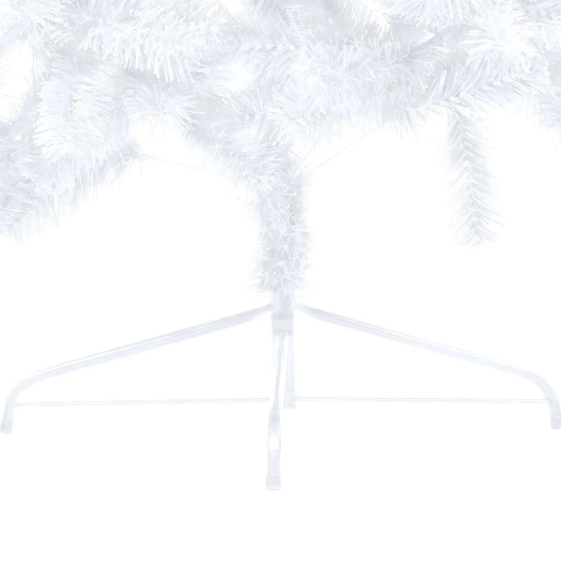 VidaLife Kunstkerstboom Met Led's En Standaard Half 150 Cm Pvc Wit Sale