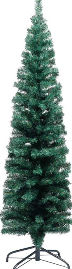 VidaLife Kunstkerstboom Met Standaard Smal 120 Cm Pvc Groen Hot