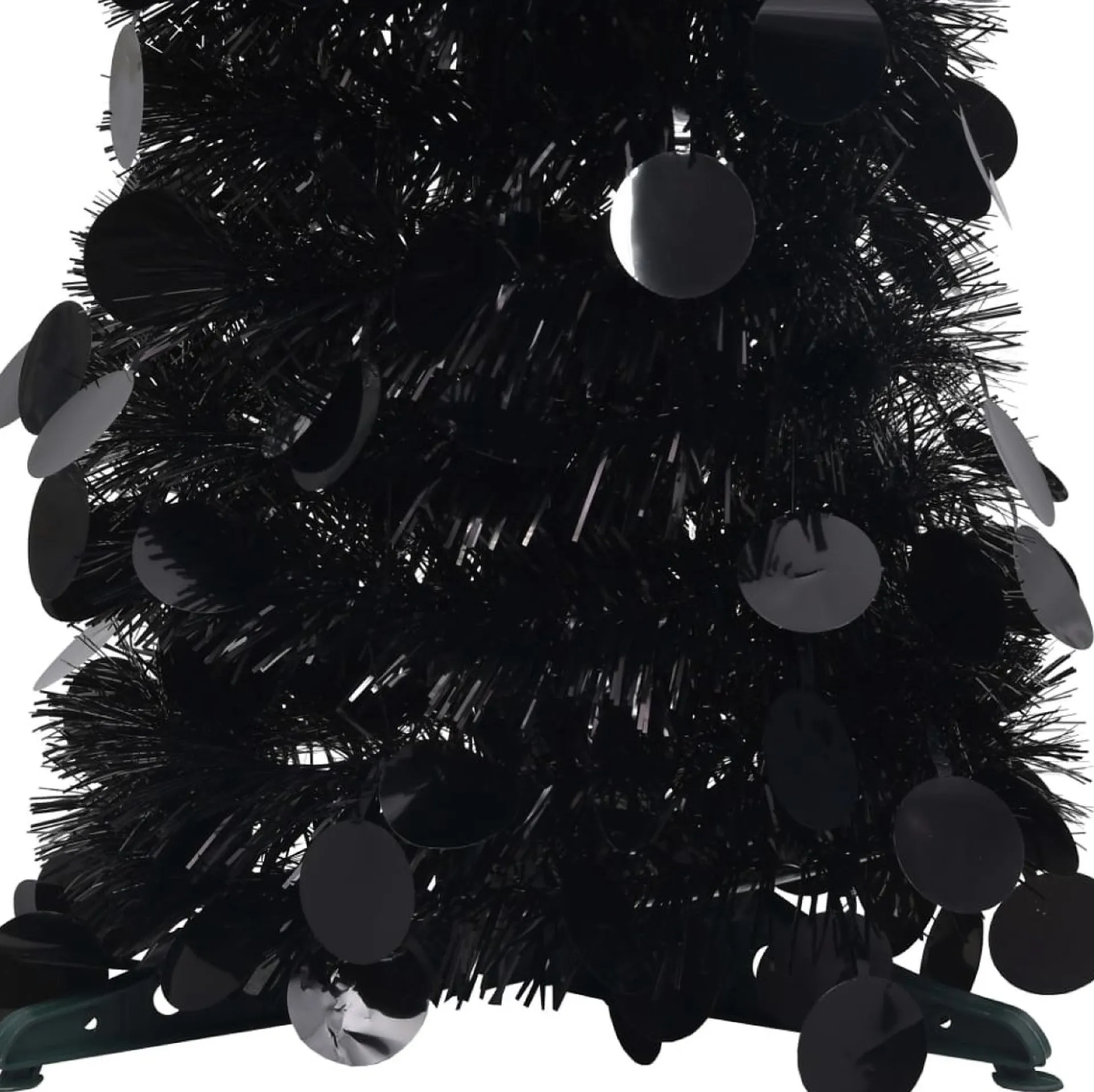 VidaLife Kunstkerstboom Pop-Up 180 Cm Pet Zwart Cheap