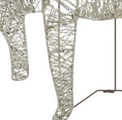 vidaXL Buitenkerstversiering Rendieren En Slee 60 Led's Goudkleurig Best Sale