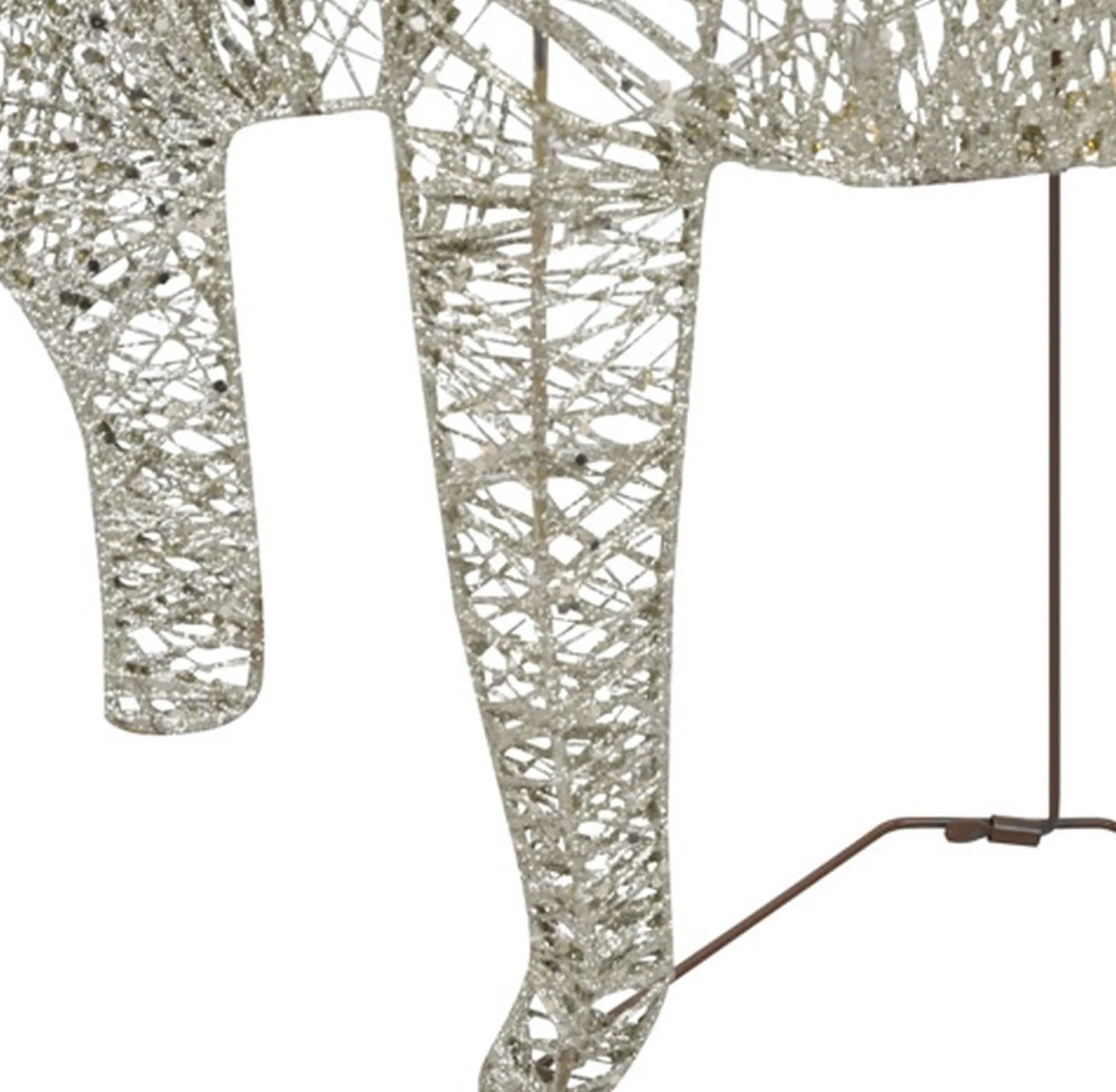 vidaXL Buitenkerstversiering Rendieren En Slee 60 Led's Goudkleurig Best Sale