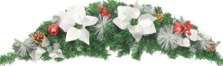 vidaXL Guirlandes></noscript> Kerstboog Met Led-Lampjes 90 Cm Pvc Groen