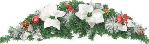 vidaXL Guirlandes> Kerstboog Met Led-Lampjes 90 Cm Pvc Groen