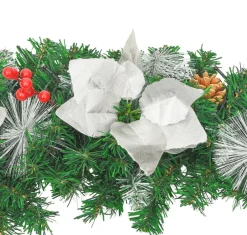 vidaXL Guirlandes></noscript> Kerstboog Met Led-Lampjes 90 Cm Pvc Groen
