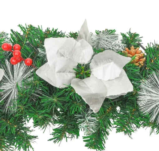 vidaXL Guirlandes> Kerstboog Met Led-Lampjes 90 Cm Pvc Groen