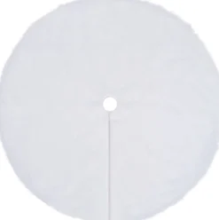 vidaXL Kerstboomrok 90 Cm Kunstbont Wit Outlet