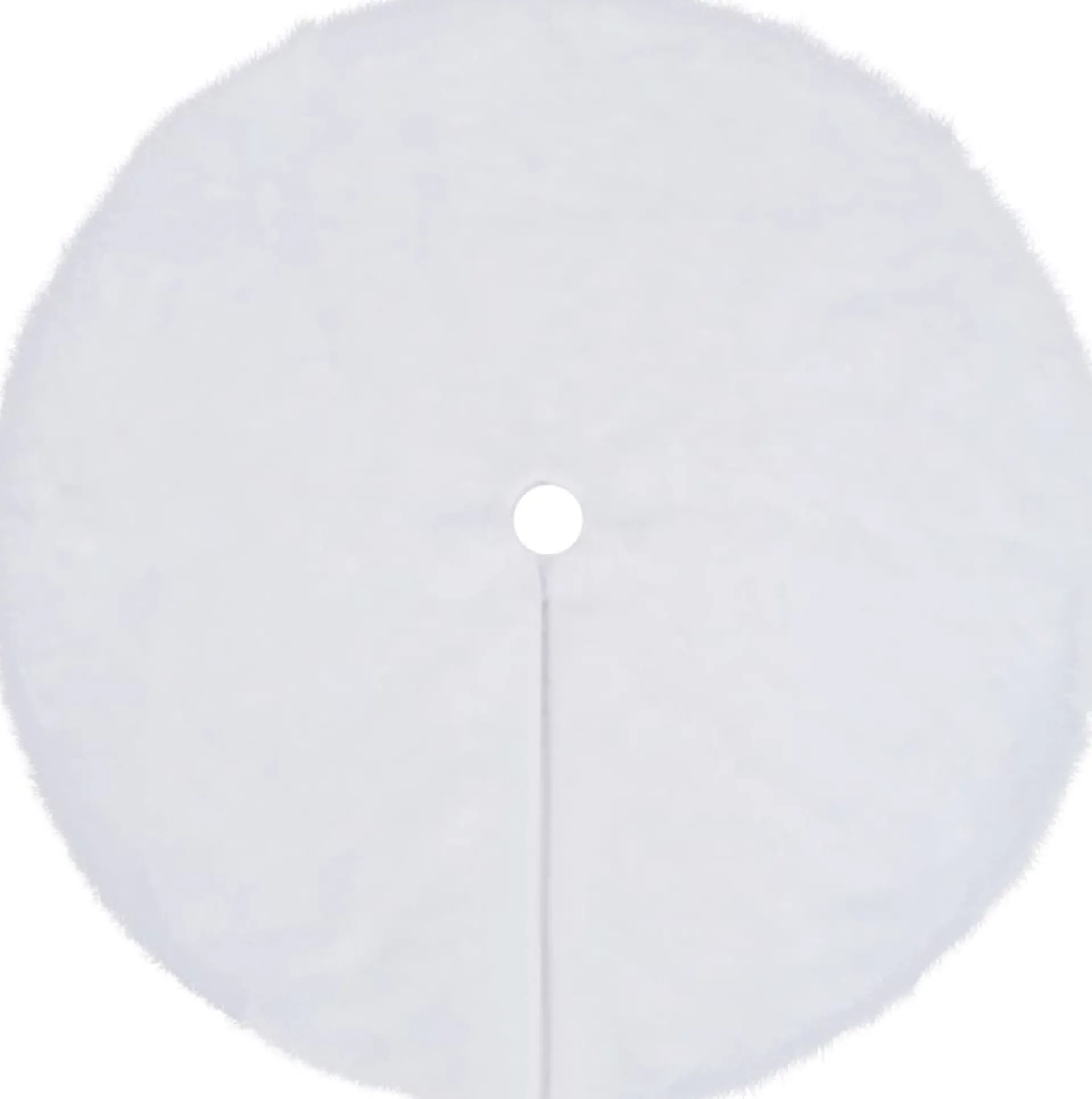 vidaXL Kerstboomrok 90 Cm Kunstbont Wit Outlet