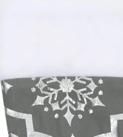 vidaXL Kerstboomrok Luxe Met Sok 90 Cm Stof Grijs New