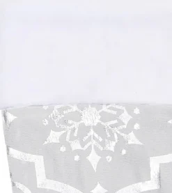 vidaXL Kerstboomrok Luxe Met Sok 150 Cm Stof Wit Hot
