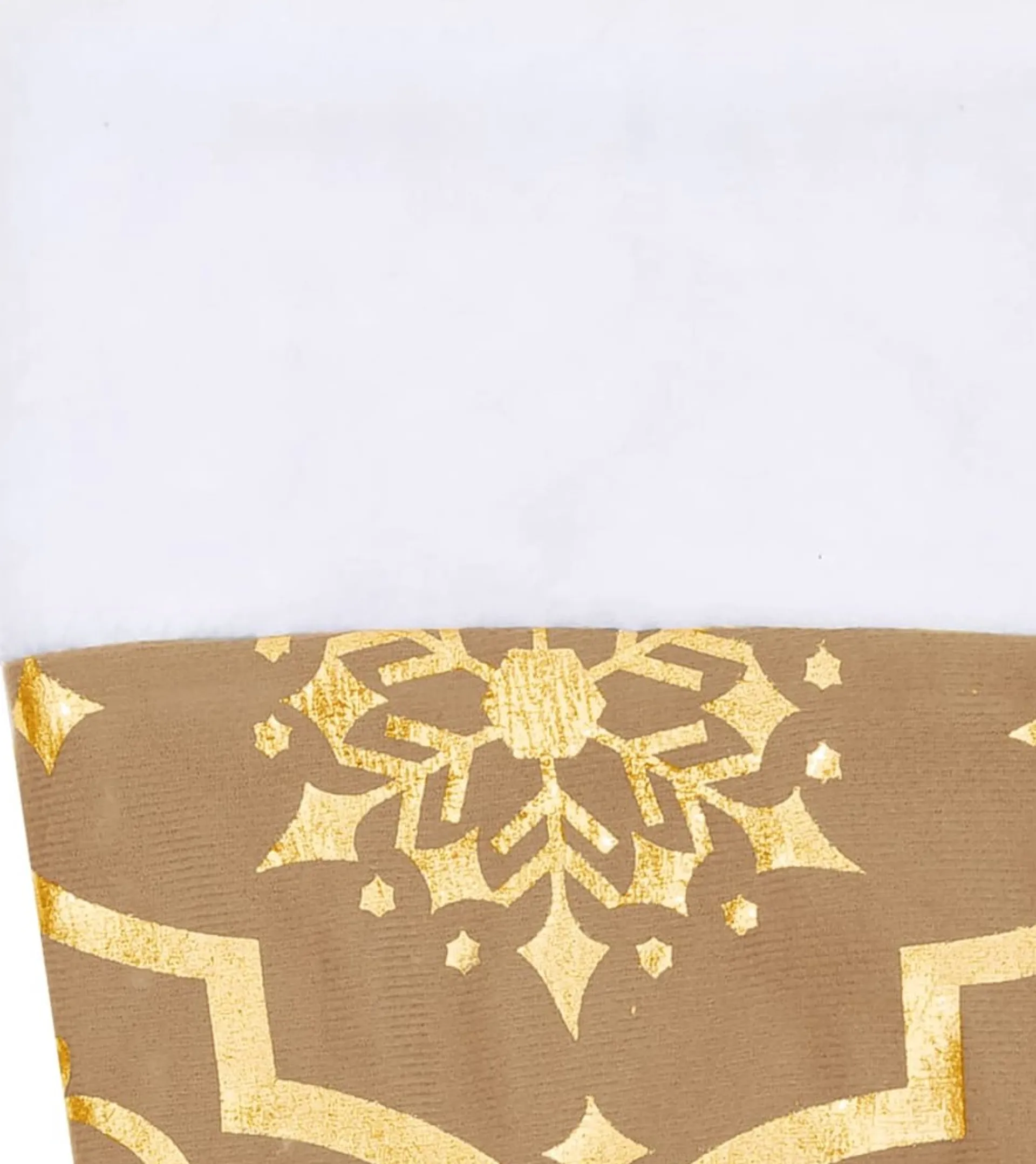 vidaXL Kerstboomrok Luxe Met Sok 122 Cm Stof Geel Store