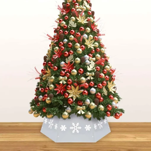 vidaXL Kerstboomrok O68X25 Cm Kleurig En Wit Shop