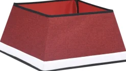 vidaXL Kerstboomrok 48X48X25 Cm Rood En Wit Sale