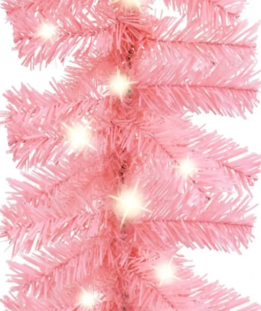 vidaXL Guirlandes> Kerstslinger Met Led-Lampjes 5 M Roze