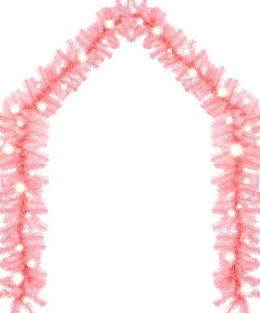 vidaXL Guirlandes> Kerstslinger Met Led-Lampjes 5 M Roze