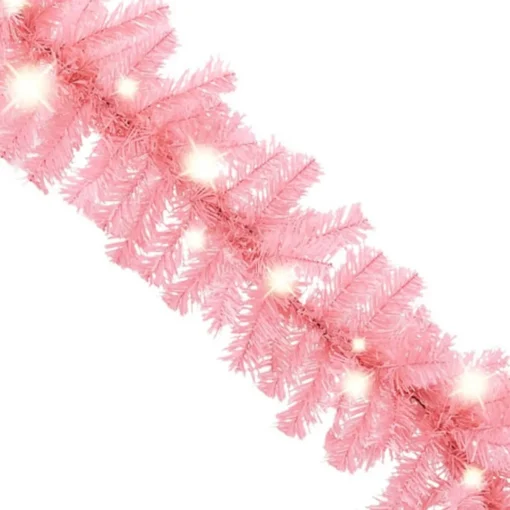 vidaXL Guirlandes> Kerstslinger Met Led-Lampjes 5 M Roze