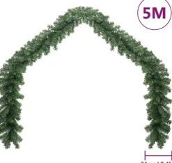 vidaXL Guirlandes></noscript> Kerstslinger Met Led-Lampjes 5 M