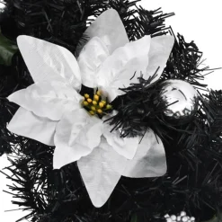 vidaXL Guirlandes></noscript> Kerstslinger Met Led-Lampjes 2.7 M Pvc Zwart