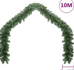 vidaXL Guirlandes></noscript> Kerstslinger Met Led-Lampjes 10 M