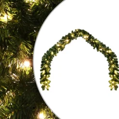 vidaXL Guirlandes></noscript> Kerstslinger Met Led-Lampjes 10 M
