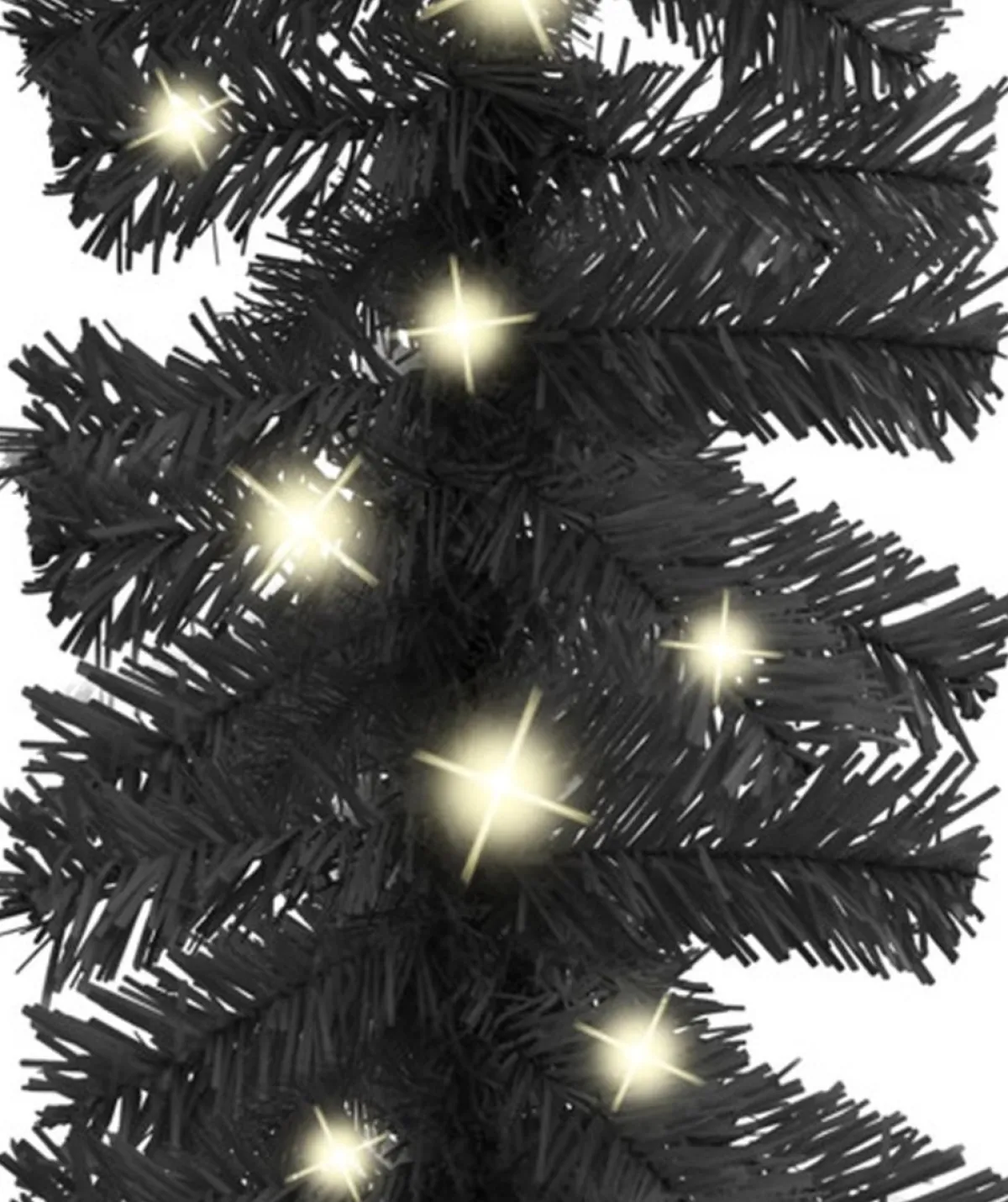 vidaXL Guirlandes> Kerstslinger Met Led-Lampjes 5 M Zwart