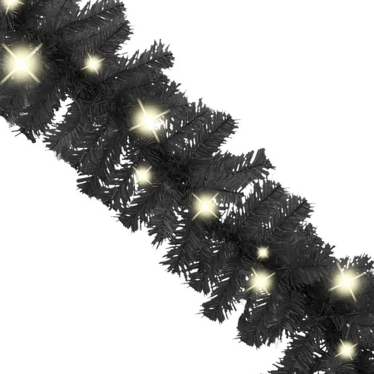 vidaXL Guirlandes> Kerstslinger Met Led-Lampjes 5 M Zwart