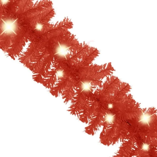 vidaXL Guirlandes> Kerstslinger Met Led-Lampjes 5 M Rood