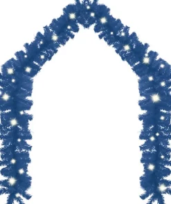 vidaXL Guirlandes></noscript> Kerstslinger Met Led-Lampjes 5 M Blauw