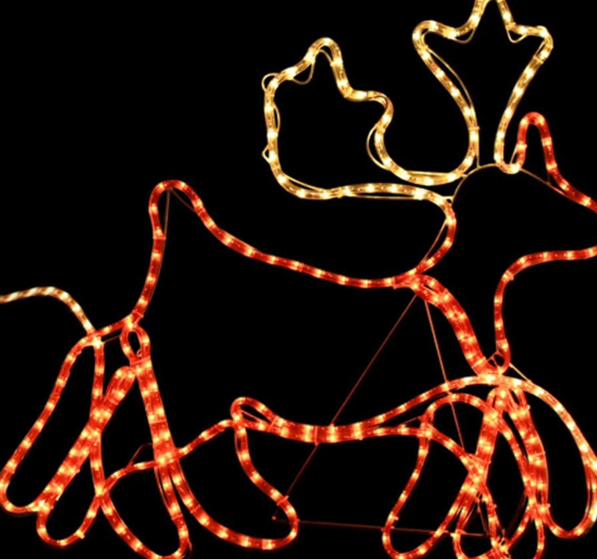 vidaXL Kerstverlichting 6 Rendieren En Slee 2160 Led's Xxl 7 M Best