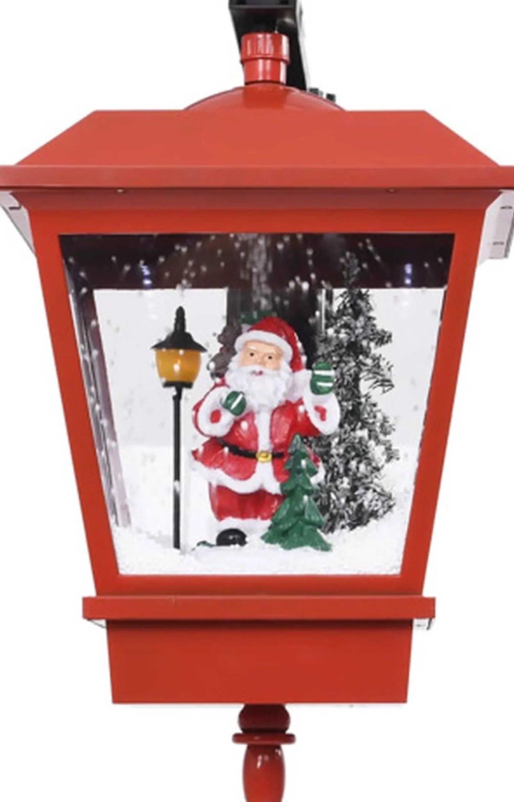 vidaXL Kerstwandlamp Met Led-Lampjes En Kerstman 40X27X45 Cm Rood Online