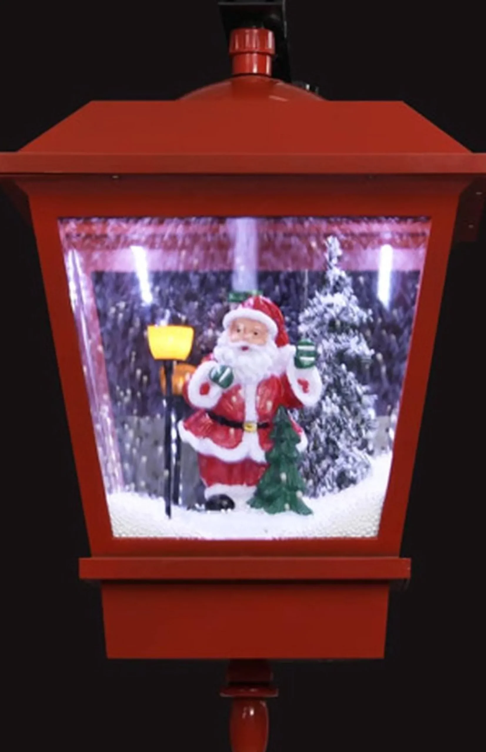 vidaXL Kerstwandlamp Met Led-Lampjes En Kerstman 40X27X45 Cm Rood Online