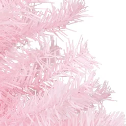 vidaXL Kunstkerstboom Met Standaard 120 Cm Pvc Roze Hot