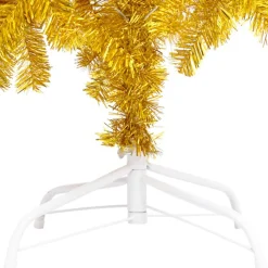 vidaXL Kunstkerstboom Met Standaard 180 Cm Pet Goudkleurig Best