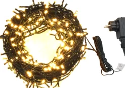 vidaXL Lichtsnoer Met 1000 Led's Met 8 Lichteffecten Ip44 100 M Warmwit Best