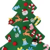 ’merkloos’ Vilten Kerstboom - Versier Je Eigen Kerstboom - 80X60Cm - Vilt - Kindvriendelijk - Inclusief 26 Versieringen - Ieder Jaar Te Gebruiken - Kinderspeelgoed - Kerstmis - Kerstboom Diy - Kerst - Seizoensdecoratie Best