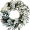 Virpol Kerstkransen> - Kerstkrans 40Cm- Premium - Groen Met Sneeuw - Natuurlijke En Elegante Uitstraling