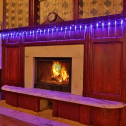 VOTRONIC Voltronic Kerstverlichting - Ijspegel Verlichting - 40 Ijspegels - 10.5 Meter Kabel - Blauw Fashion