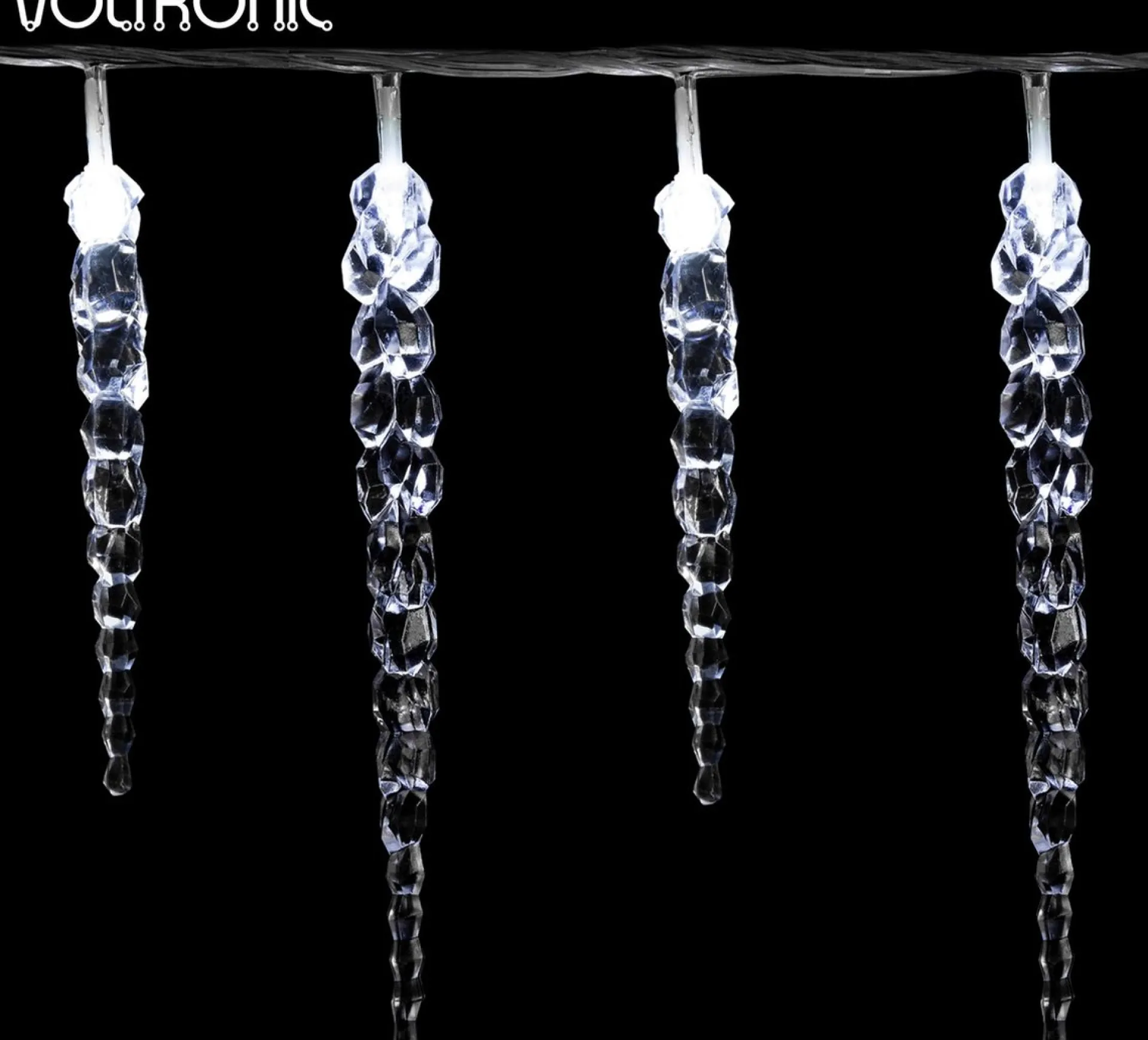 VOTRONIC Voltronic Kerstverlichting - Led Ijspegel Verlichting - Kerstverlichting Ijspegel Buiten - 40 Ijspegels - 10.5 Meter Kabel - Wit Outlet
