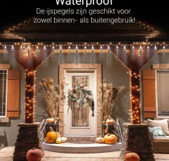 VOTRONIC Voltronic Kerstverlichting - Led Ijspegel Verlichting - Kerstverlichting Ijspegel Buiten - 40 Ijspegels - 10.5 Meter Kabel - Wit Outlet