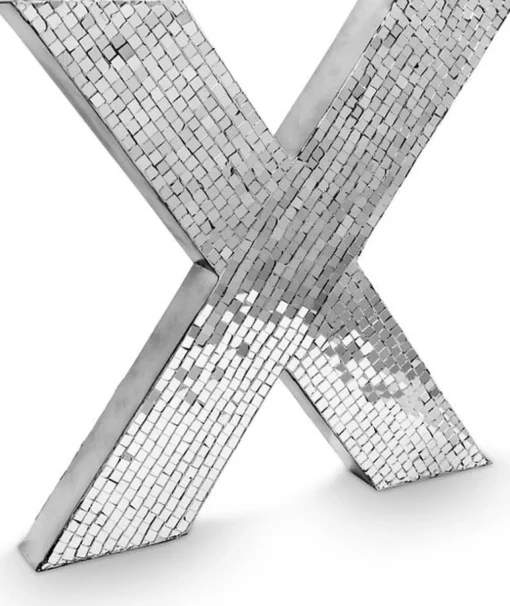 vtwonen Kersthanger> Decoratie X Van Metaal - Kerstdecoratie 35,5X4,5X33,5Cm