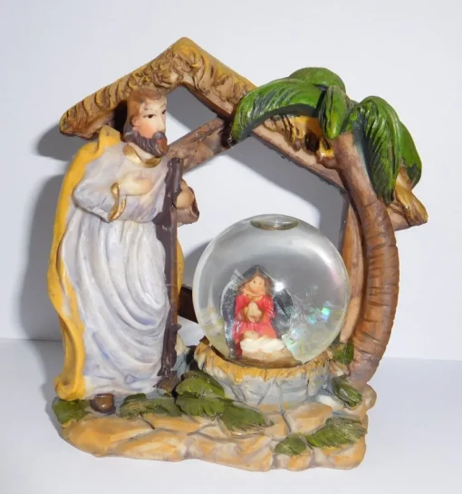 Bouwman Kerststallen>Waterbal Met Kerstvoorstelling En Sneeuweffect Nr 2