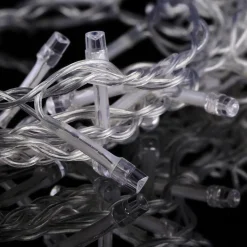 Merkloos Waterdichte String Licht Lengte: 10M 100 Led Light Met Controller Knipperen / Vervagen / Jagen Effect Ac 220V Eu Plug(Blue Light) Outlet